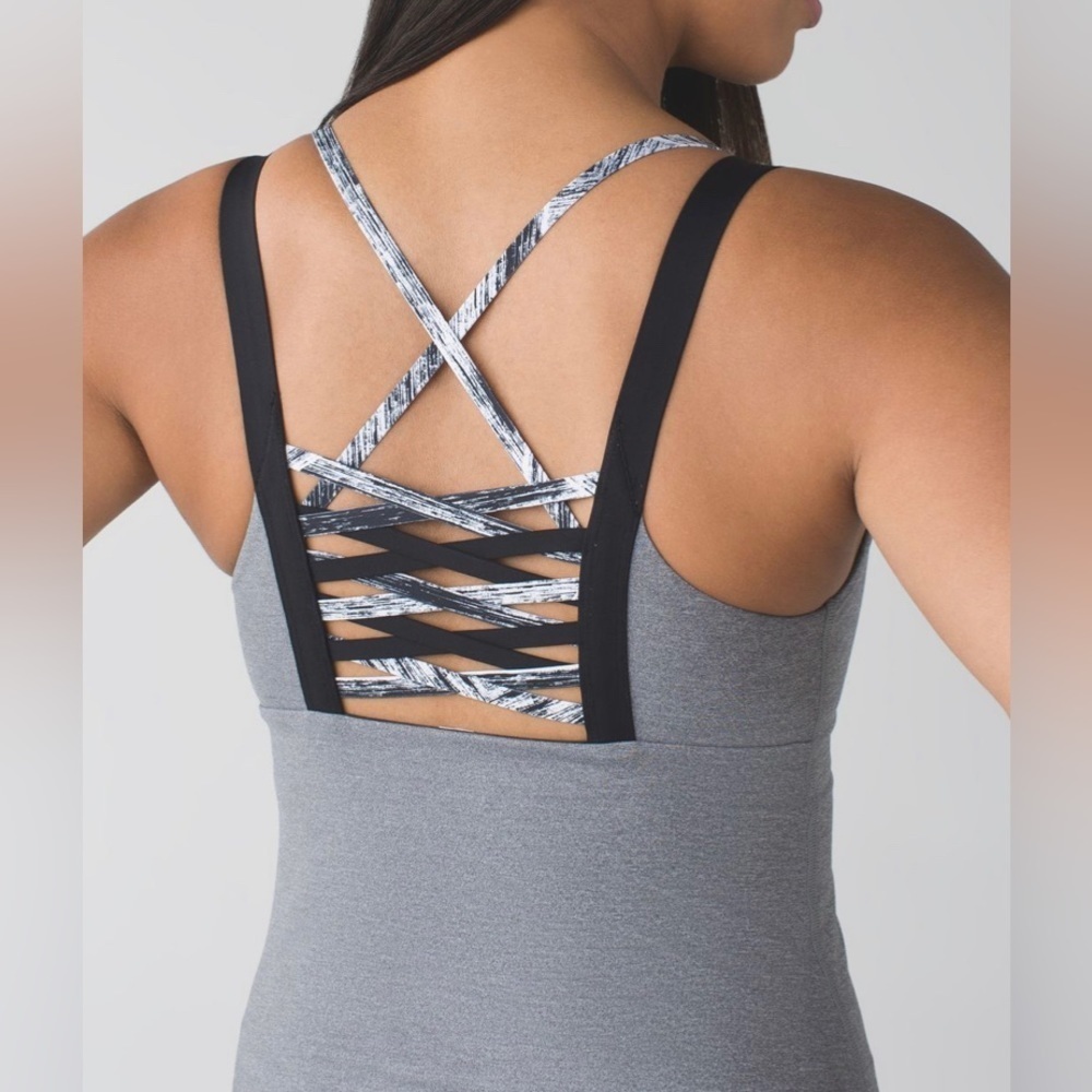 Lululemon Hot To Street Tank Top Heathered Slate / Slate Size 4 - Picture 6 of 16